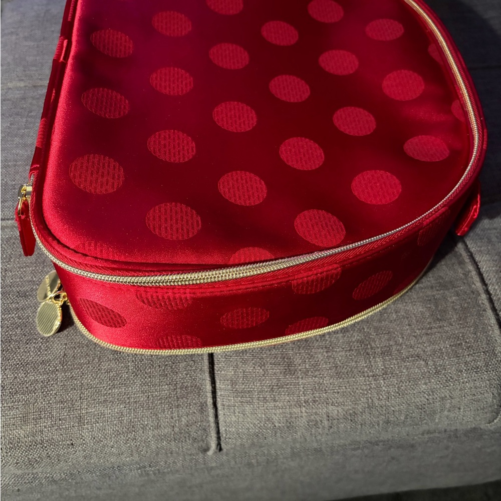 Estee Lauder Red Polka Dot‎ Cosmetic Case - Picture 5 of 16